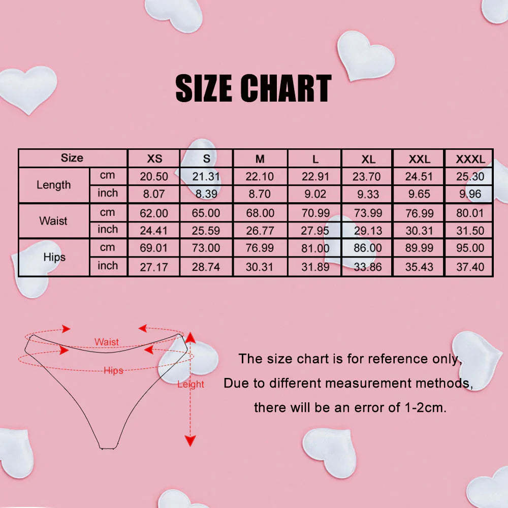 Custom Face Couple Matching Underwear Love Heart Personalized Funny Underwear Valentine's Day Gift