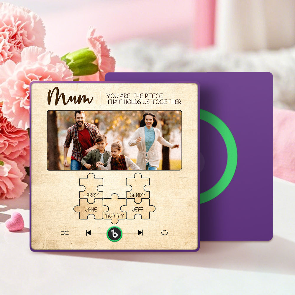 Personalised Song Fridge Magnets That Plays Music with Names Mother's Day Gifts for Mum - MyPhotoBoxer