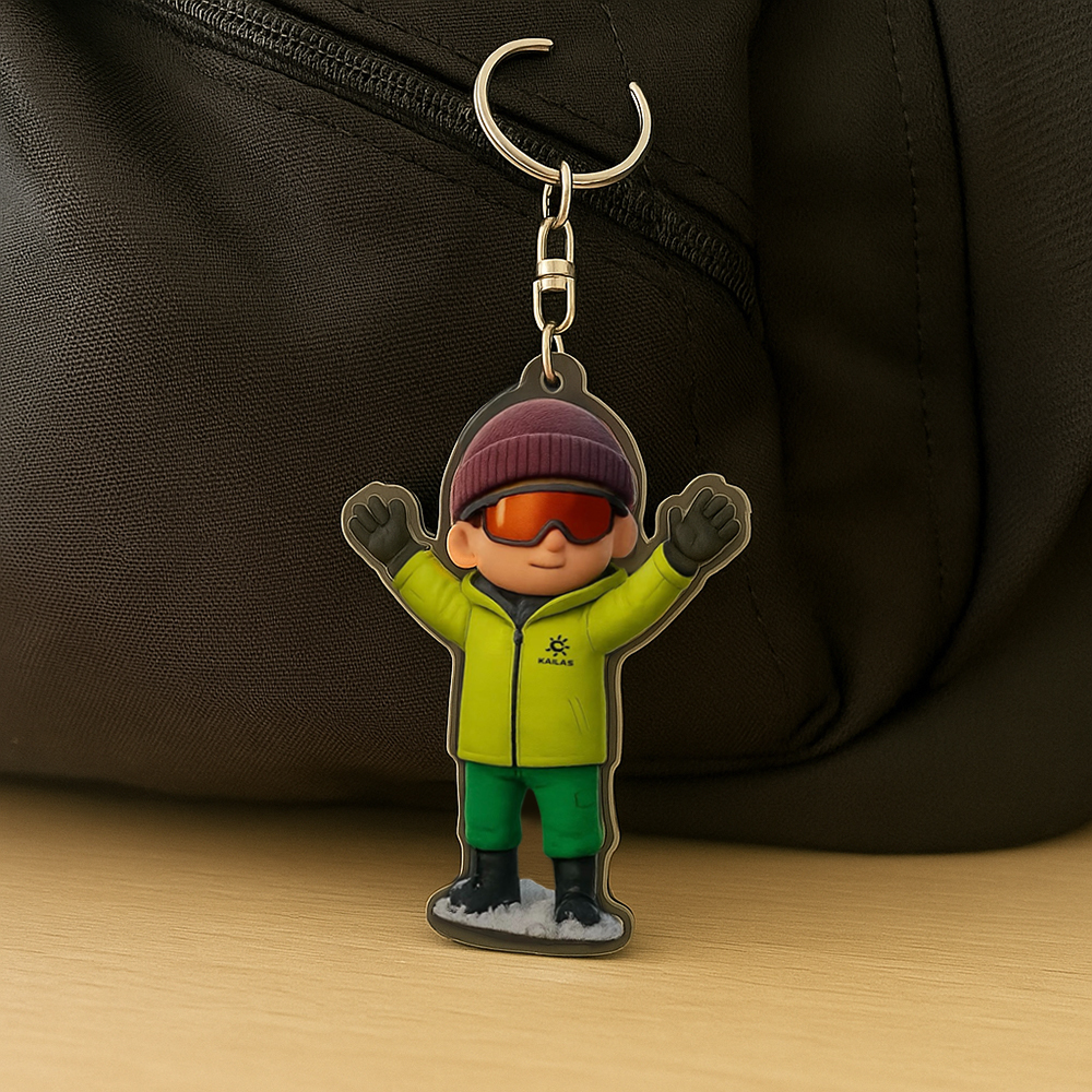 Custom Figure Keychain Personalized Acrylic Cartoon Keychain Photo Bag Charm Unique Keepsake Gift Graduation Gifts