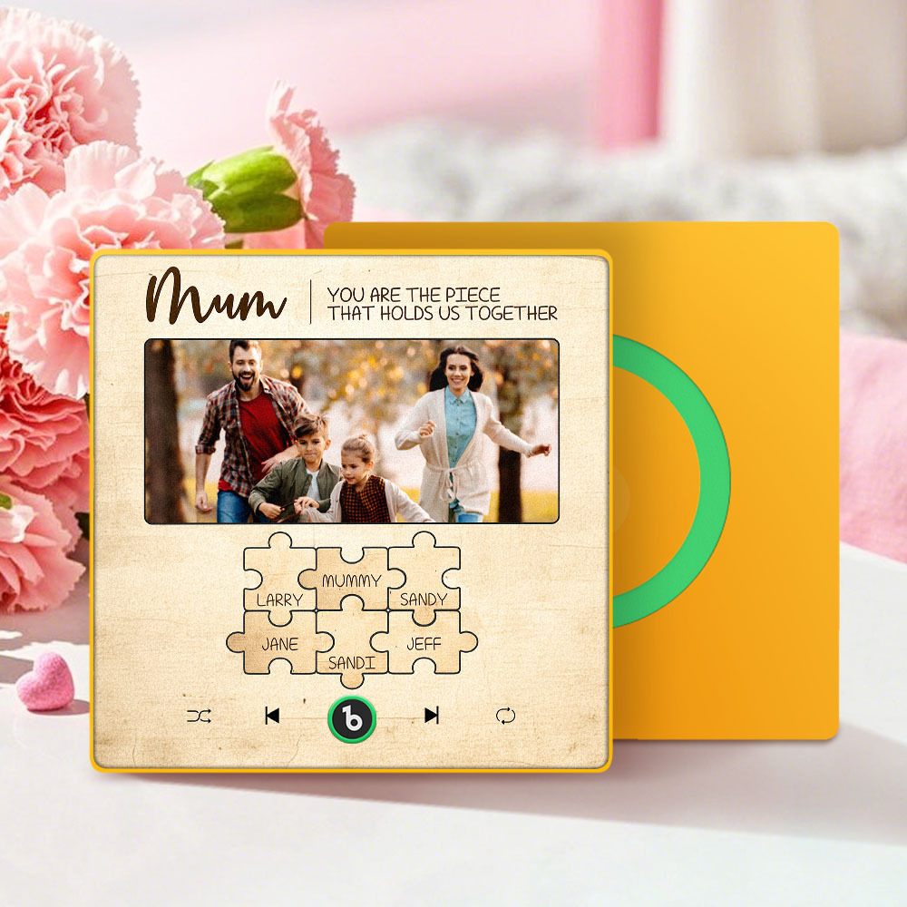 Personalised Song Fridge Magnets That Plays Music with Names Mother's Day Gifts for Mum - MyPhotoBoxer