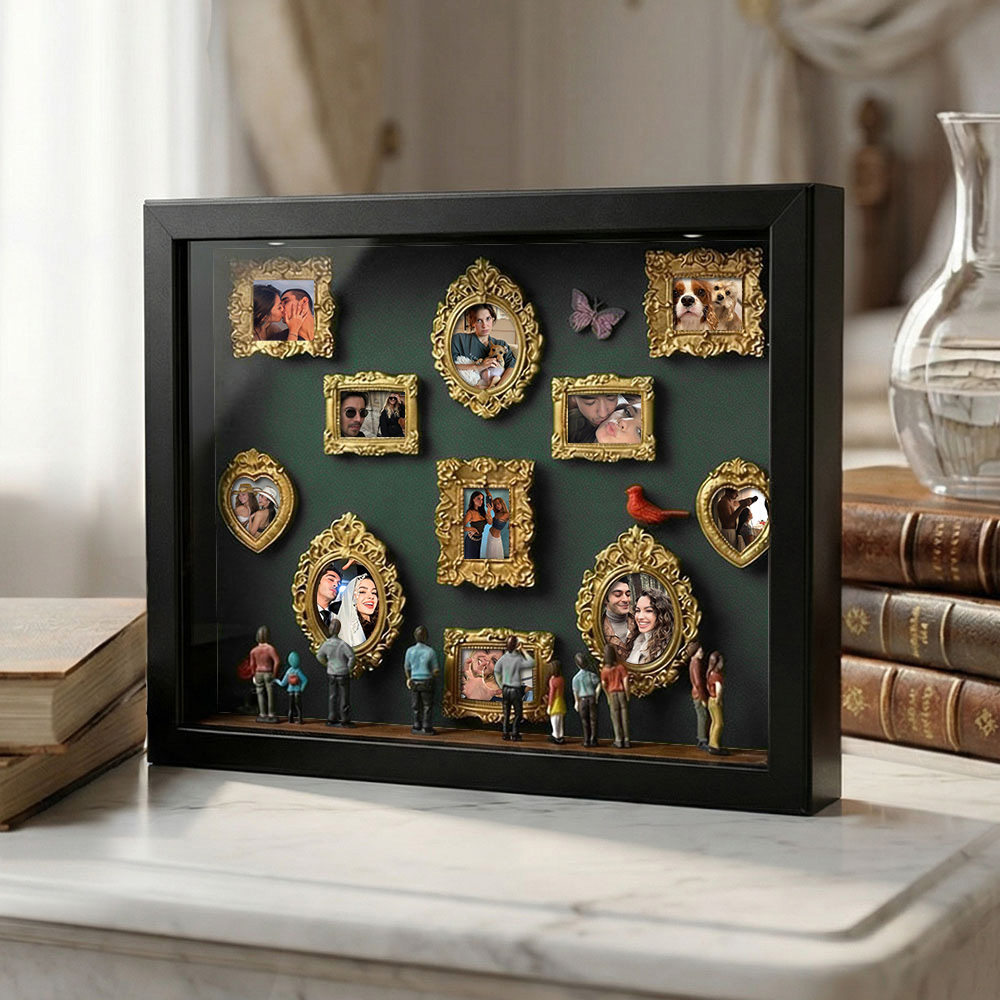 Museum of Us Frame Personalized Couples Gift for Her Cute Miniature Museum Gifts Meaningful Gift Valentine's Day Anniversary Gift - FaceBoxerUK