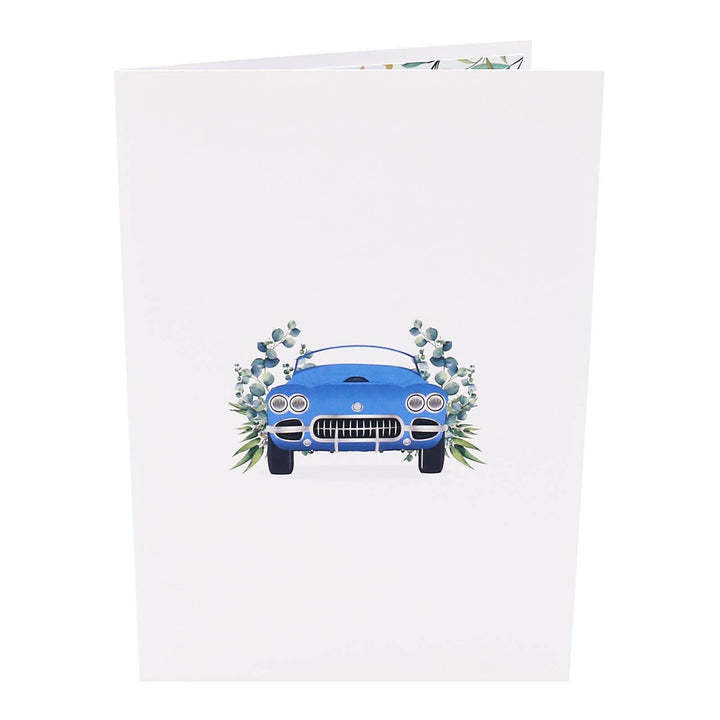 Classic Car Pop up Card for Father's Day - FaceBoxerUK