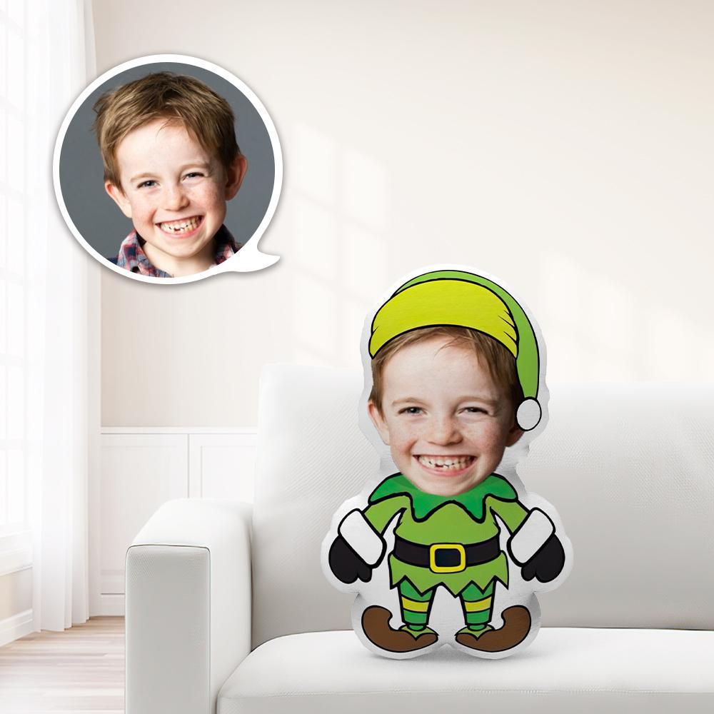 Personalised Minime Cute Christmas Elf Throw Pillow Unique Personalised Minime  Throw Doll Give Your Child The Most Meaningful Gift - FaceBoxerUK