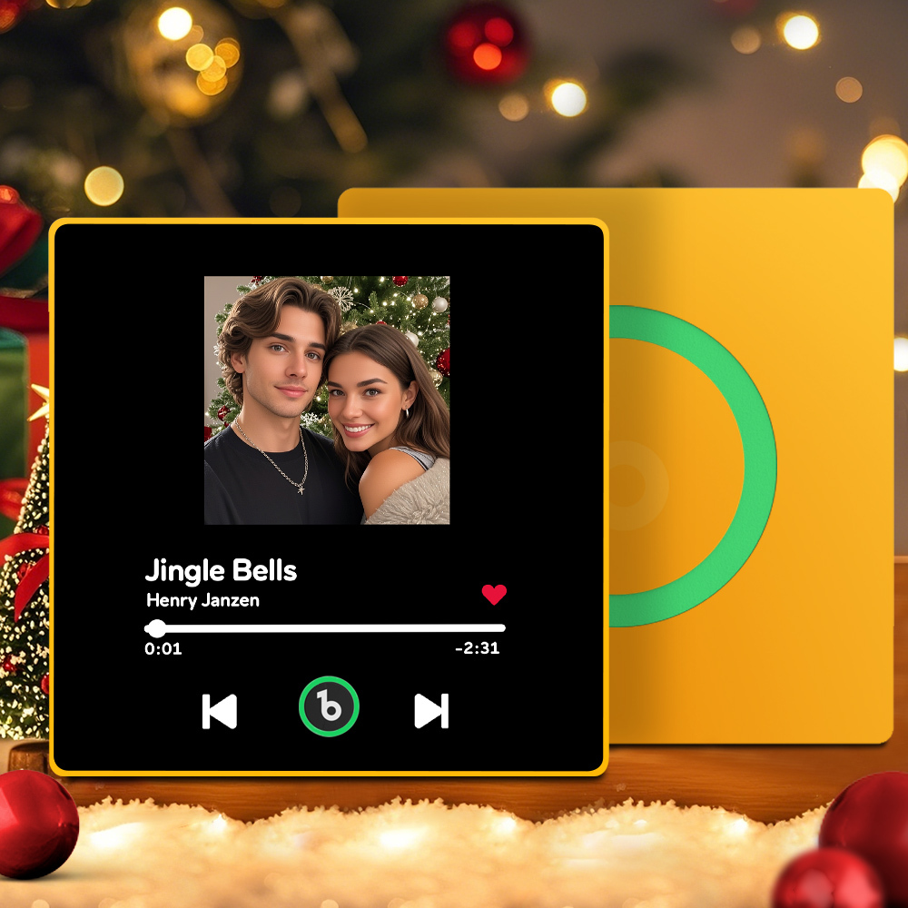 Custom Music & Photo Fridge Magnet FridgeBeats Pro Supports Bluetooth Connectivity New 4.0 Upgrade Colorful Frame Album Fridge Magnet Gifts for Christmas