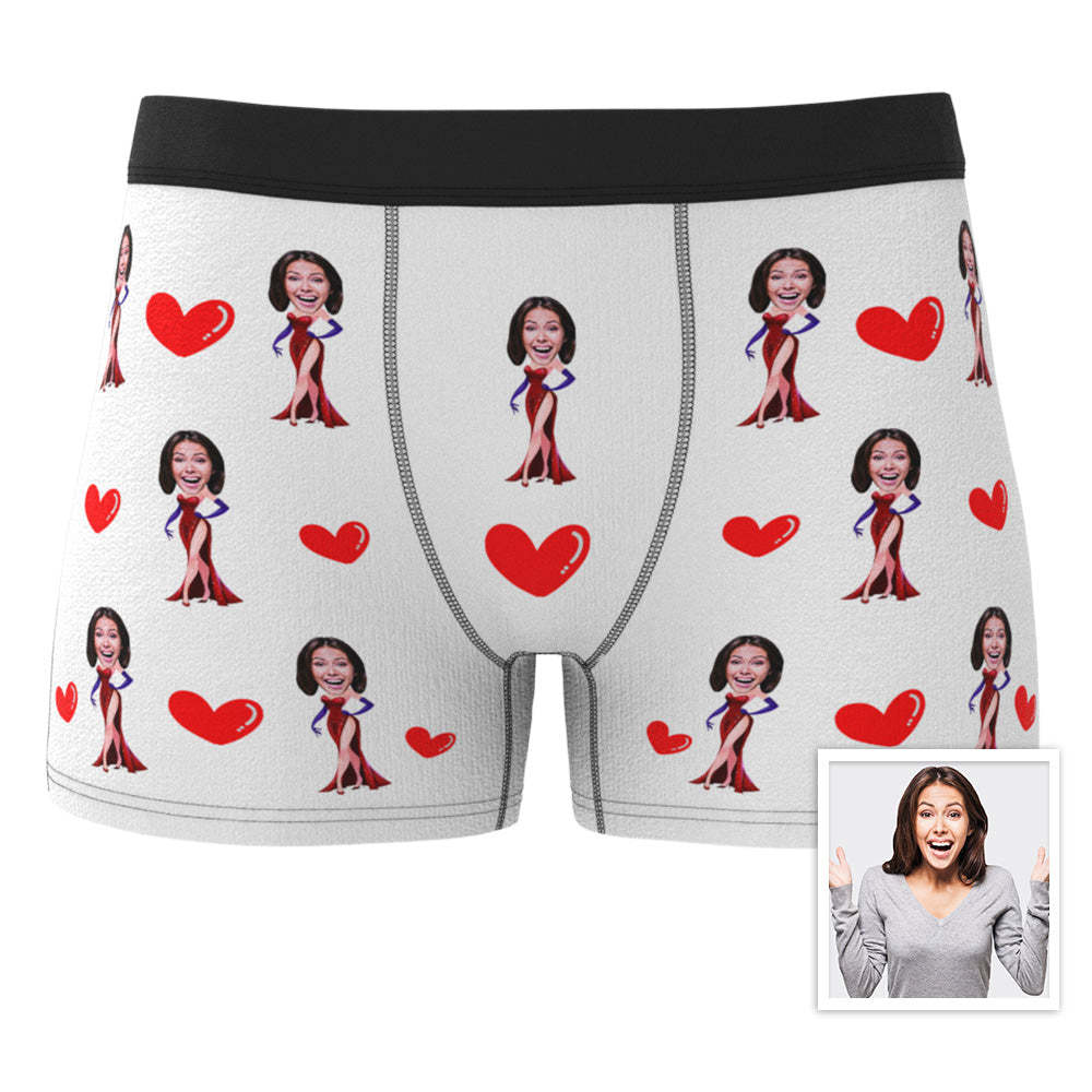 Gifts for Him Custom Boxer Custom Face Boxer Personalised MiniMe Boxer Custom Boxer Briefs Customized Sexy Girl Boxer - MyFaceUnderwearAU