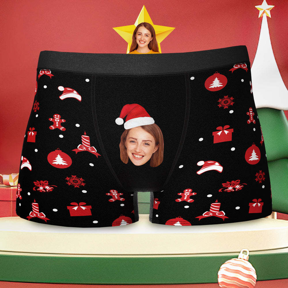 Custom Girlfriend Face Boxer Briefs Funny Personalised Face Underwear Christmas Gift - FaceBoxerUK