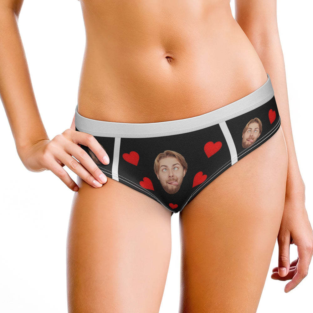 Custom Face Underwear Personalised Funny Panties Gift For Her - MyfaceBoker