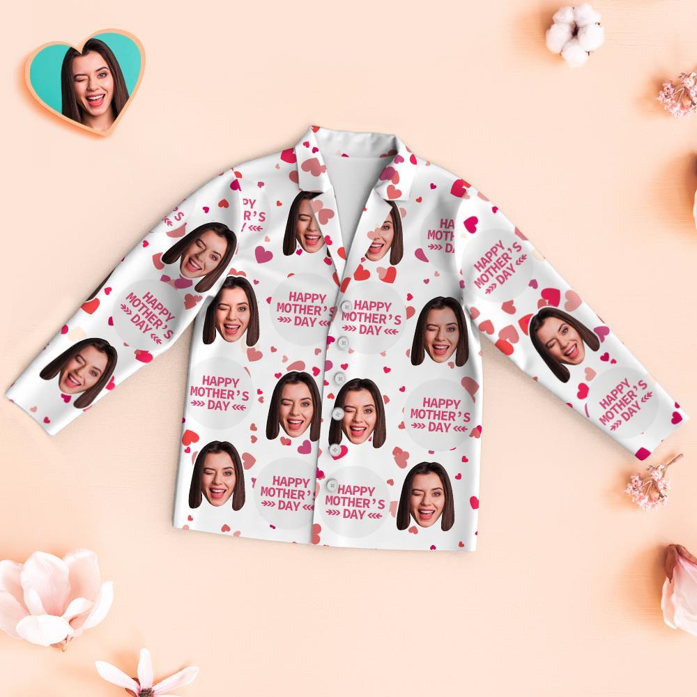 Custom Face Pajamas Happy Mother's Day Personalised Photo Pajamas Set Mother's Day Gifts