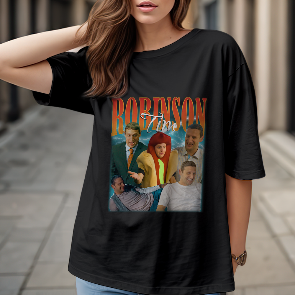 Vintage Tim Robinson Shirt Gift For Women and Men I think you should leave T-Shirt - FaceBoxerUK