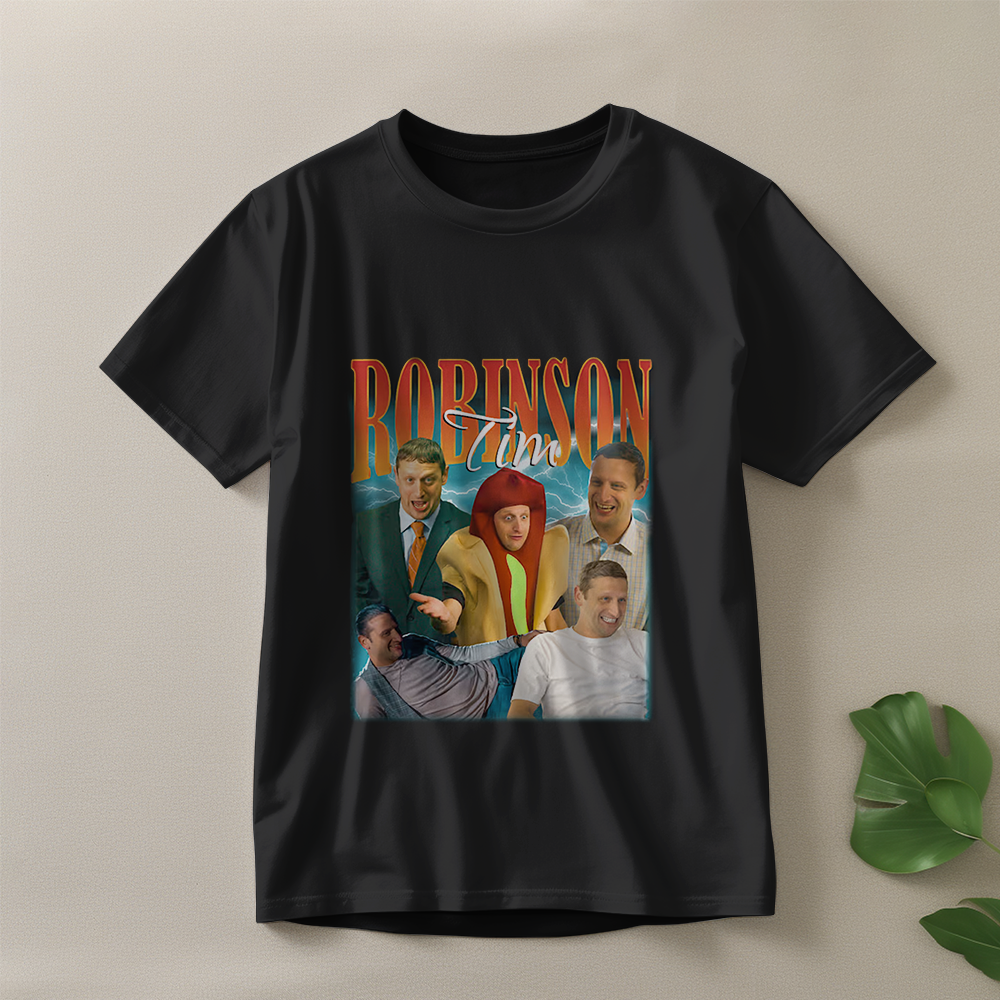 Vintage Tim Robinson Shirt Gift For Women and Men I think you should leave T-Shirt - FaceBoxerUK