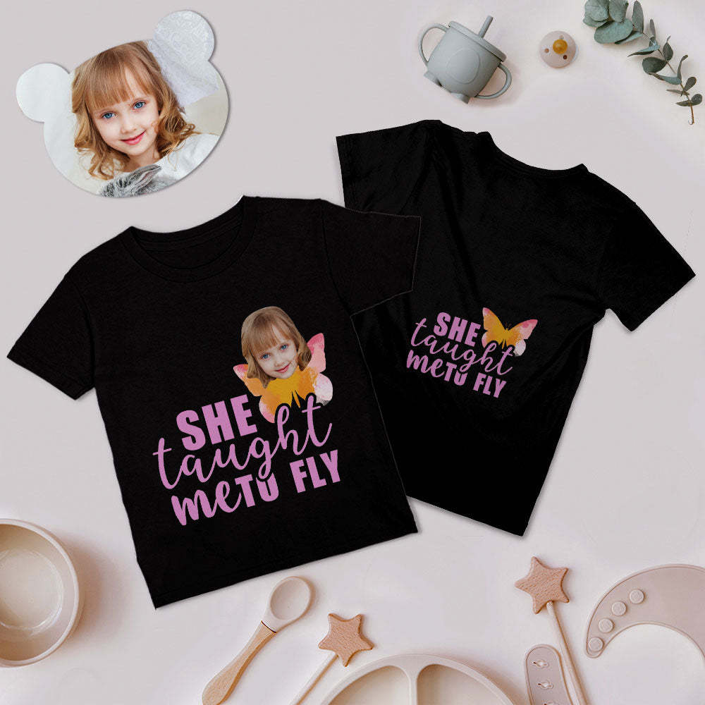 Custom Face T-shirt Mother's Day Family Shirt Matching Shirt Gift for Mom