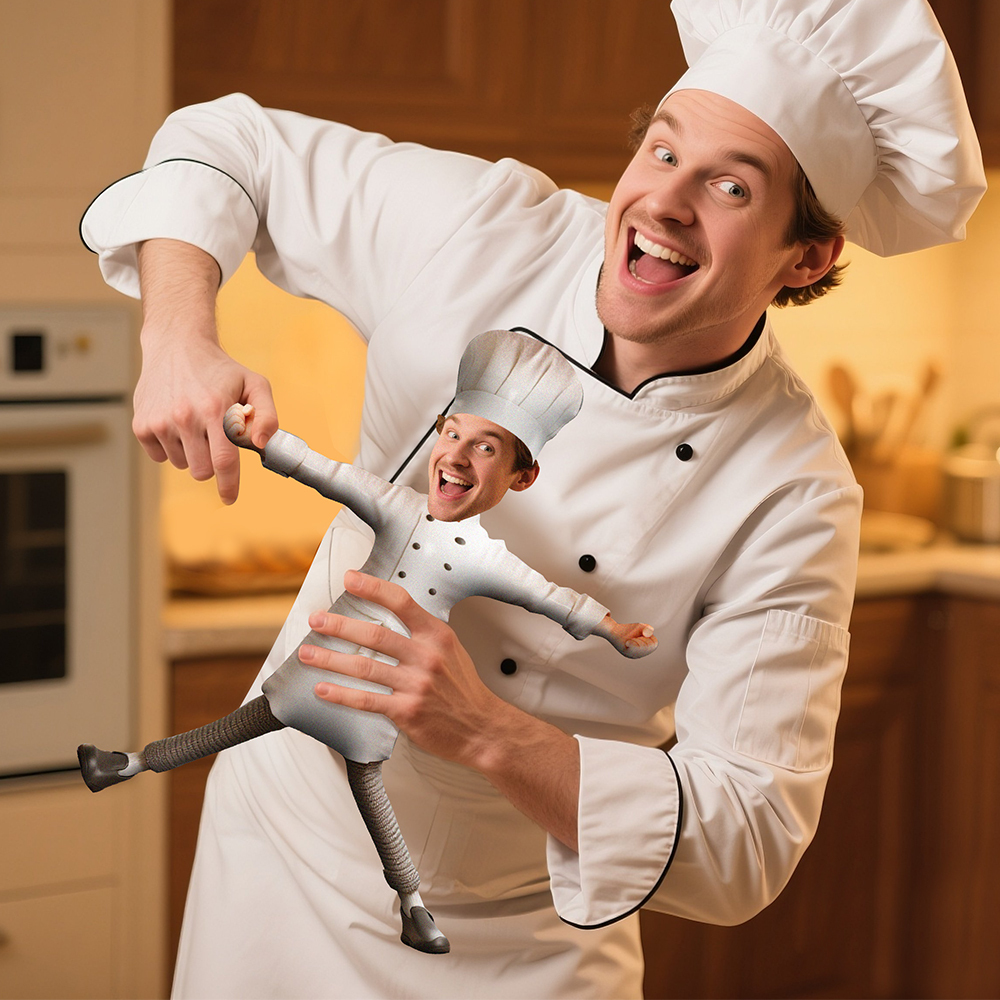 Custom Funny Personalized Mini Figure Keychain/Doll Face Sexy Valentine Wire Doll Gift - FaceBoxerUK