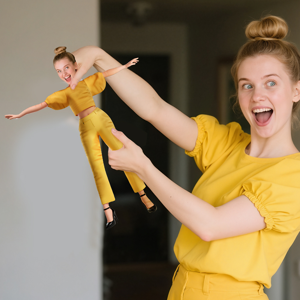 Custom Funny Personalized Mini Figure Keychain/Doll Face Sexy Valentine Wire Doll Gift - FaceBoxerUK