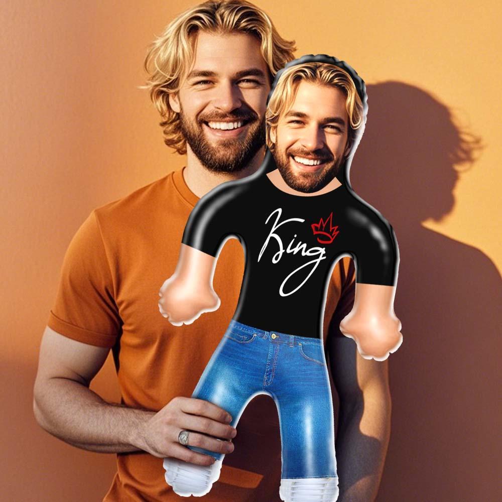 Custom Blow Up Doll Custom Face Inflatable Air Minime Gift For Hin - King - FaceBoxerUK