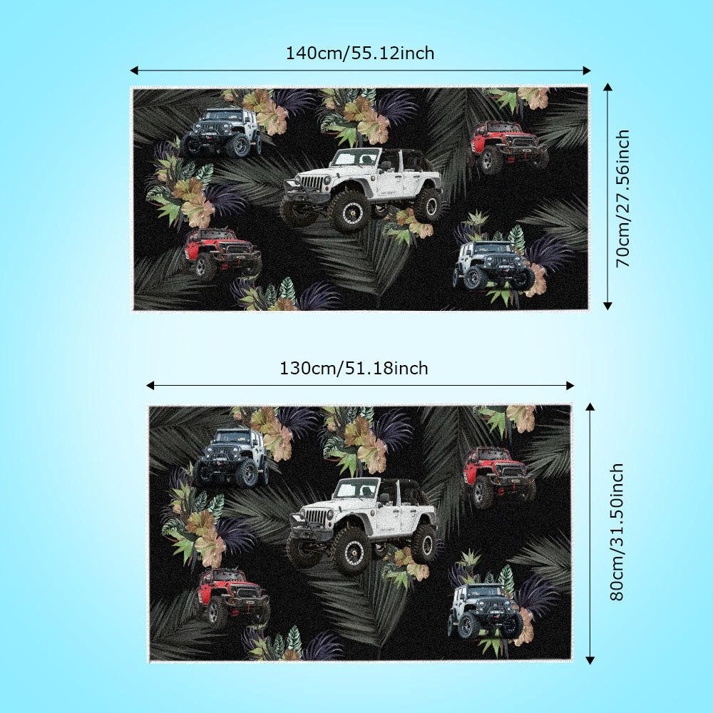 Custom Photo Car Beach Towel - FaceBoxerUK