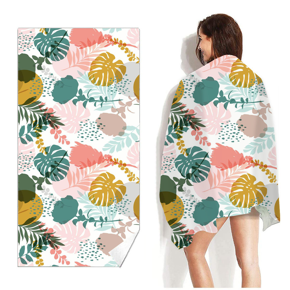 Large quick-drying beach towel - FaceBoxerUK