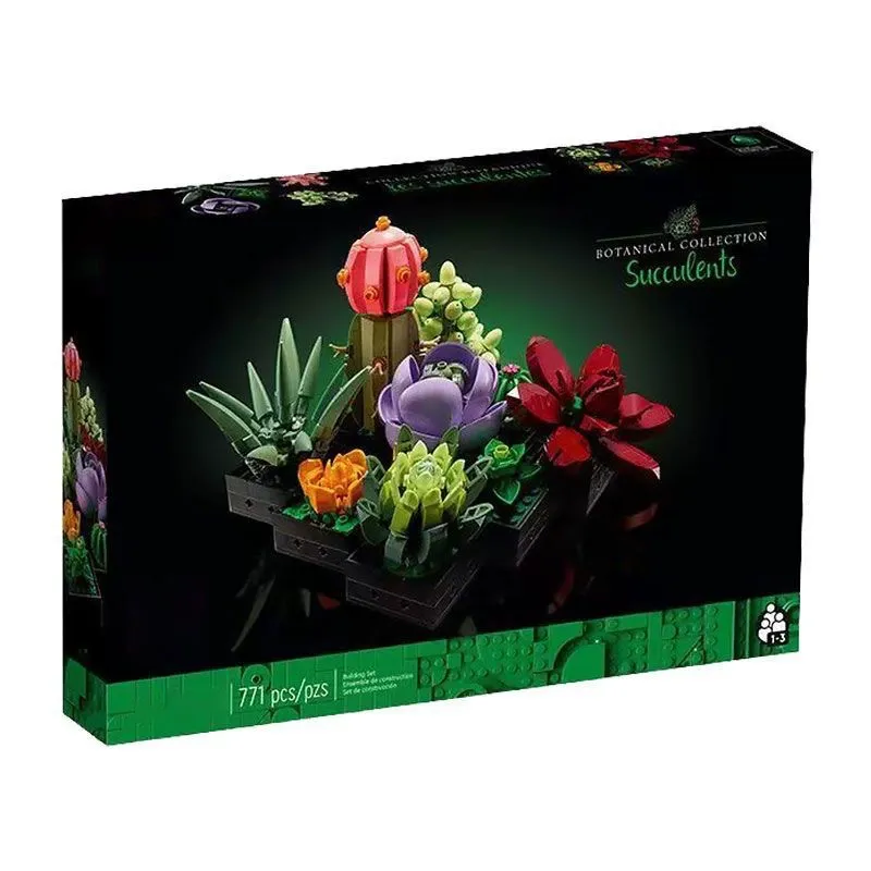 Eternal Bloom Gift for Christmas & Home Décor Flower Bouquet Building Blocks - FaceBoxerUK