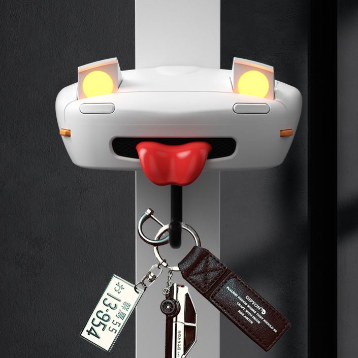 Car pop-up headlight key hook