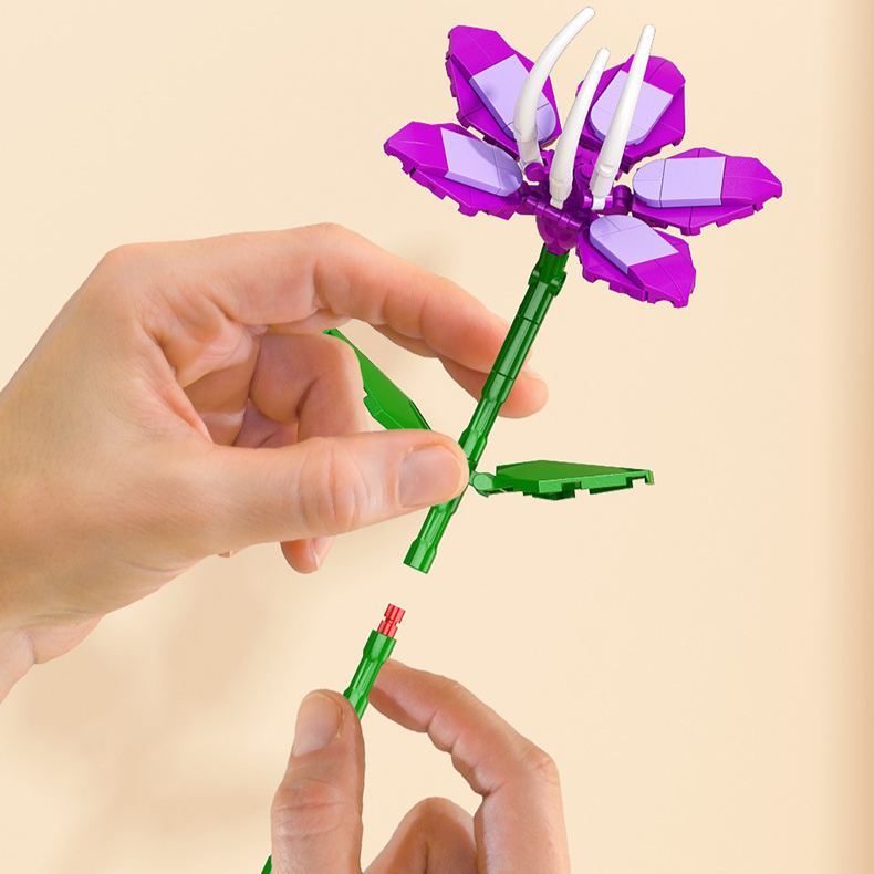 Flower Bouquet Building Blocks Collectible Floral Countdown Gift 12 Days of Christmas - FaceBoxerUK