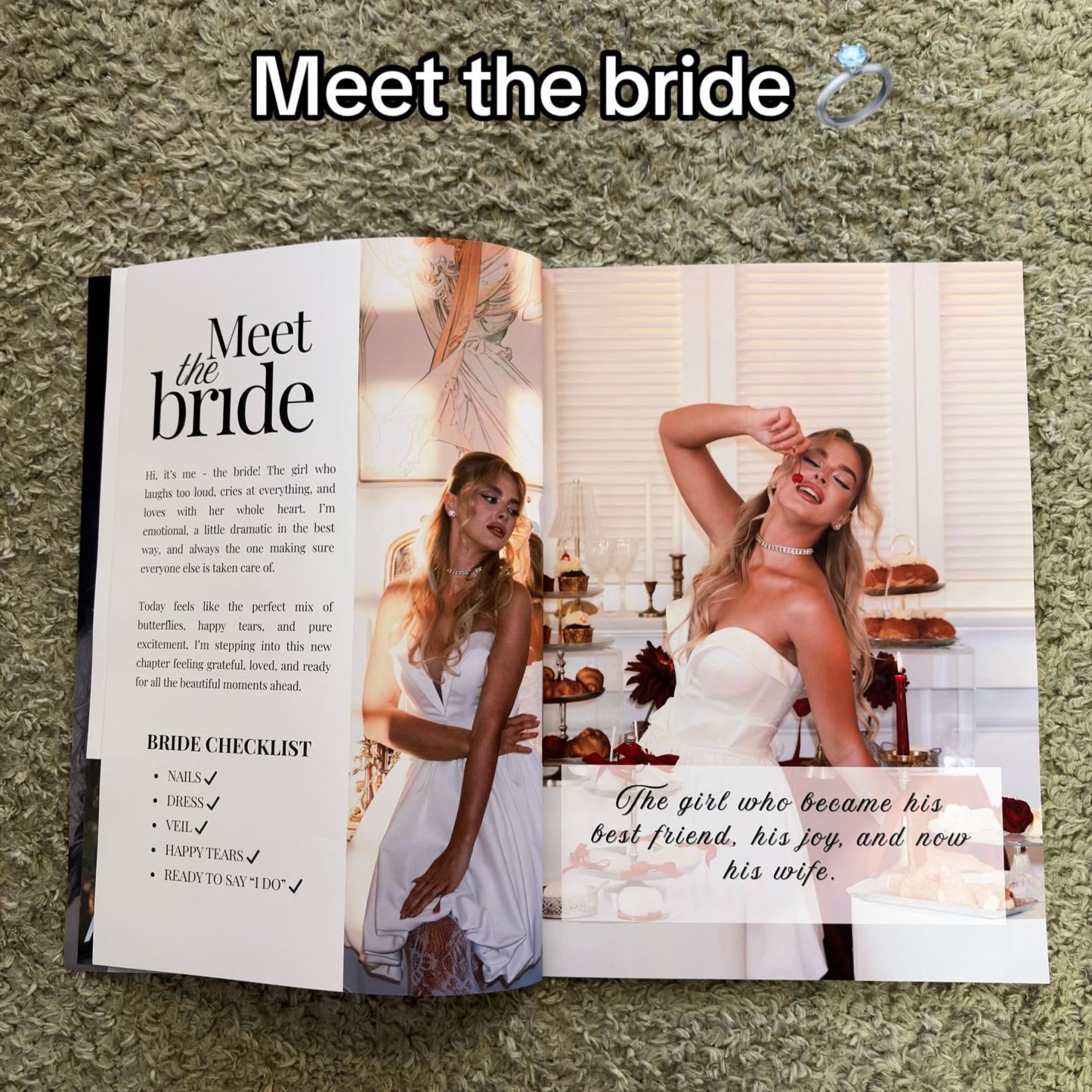 Personalized Magazine for Wedding Anniversary Gift for Married Couples on Valentine's Day - FaceBoxerUK