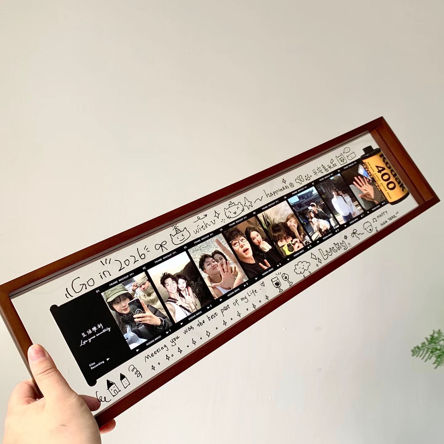 Custom Photos Camera Rolls Photo Frames Valentine'S Day Gifts - FaceBoxerUK