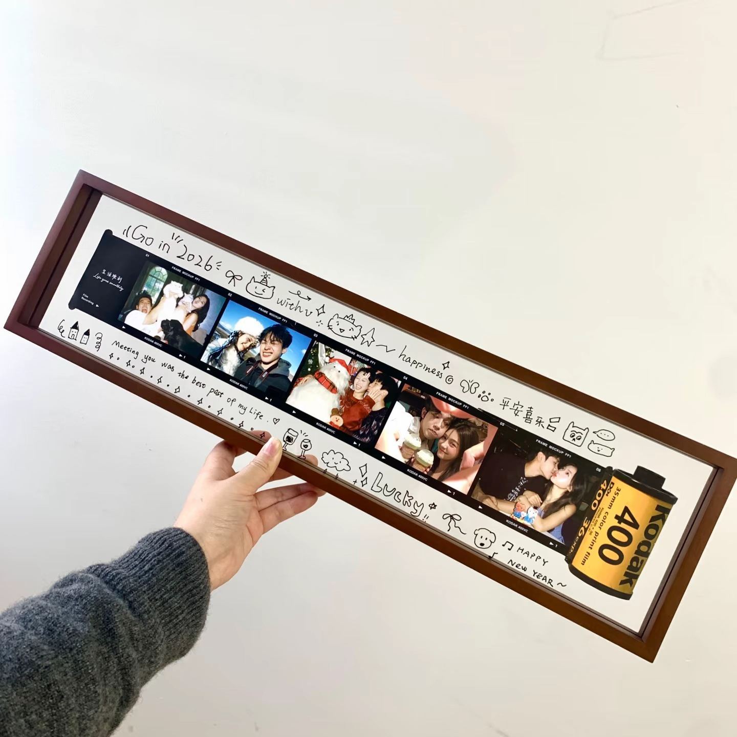 Custom Photos Camera Rolls Photo Frames Valentine'S Day Gifts - FaceBoxerUK