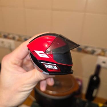 Mini Transformable Motorcycle Rider Doll Figurine Racing Helmet Biker Desk Display Gift - FaceBoxerUK