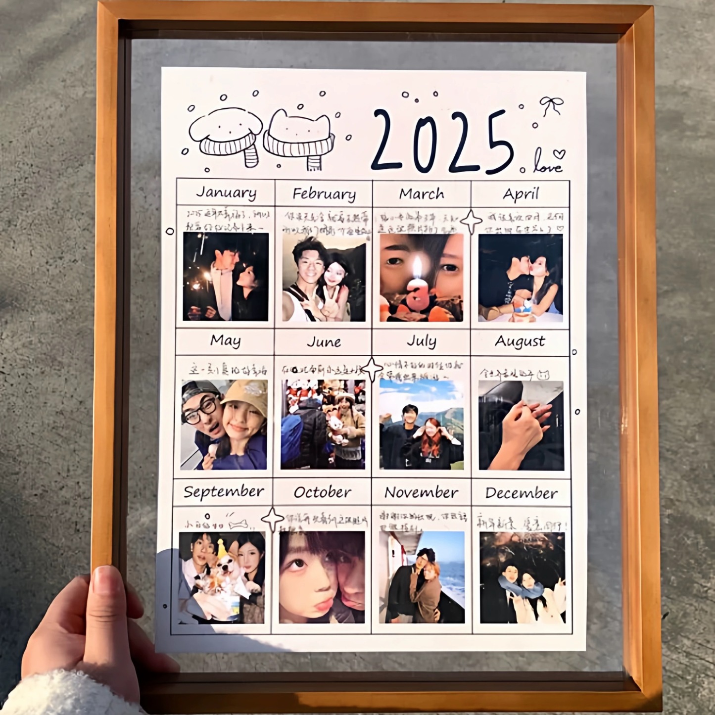 Custom Photos Camera Rolls Photo Frames Valentine'S Day Gifts - FaceBoxerUK