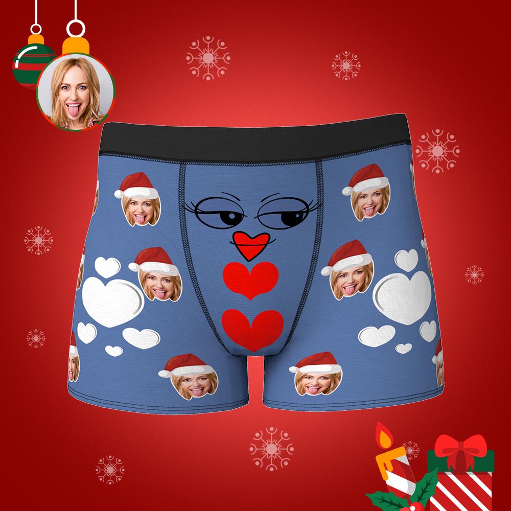 Christmas underwears with funny face