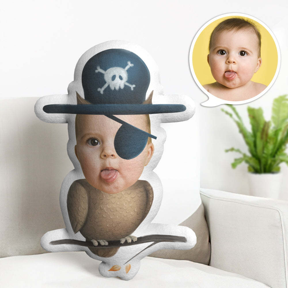 Halloween Gifts Minime Throw Pillow Custom Face Pillow Personalized Owl Minime Pillow Gifts - Get Photo Blanket