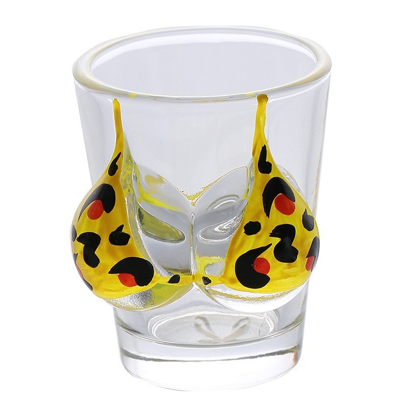 Bikini Beauty Shot Glass Liquor Glass Human Bikini Pattern Funny Gift
