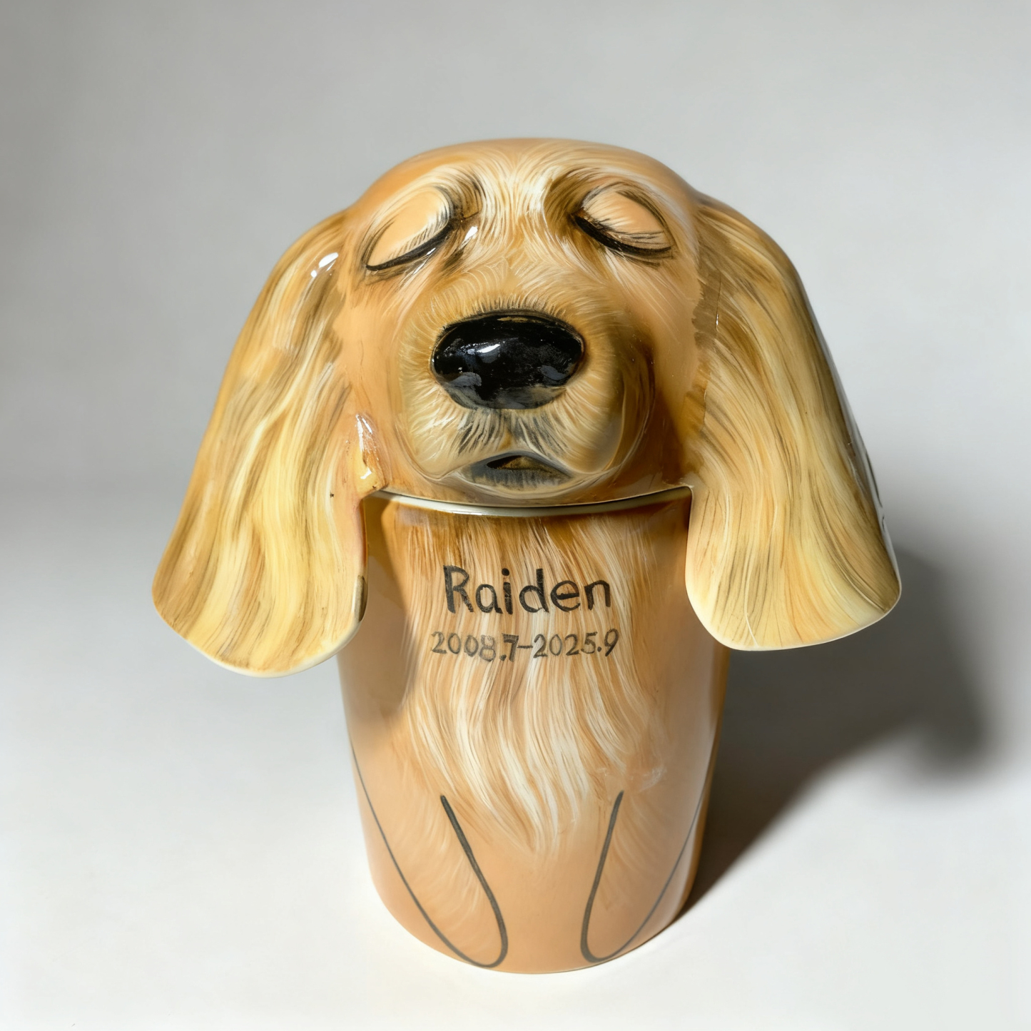 Custom Handmade Ceramic Pet Urn | A Gentle Resting Place for Your Beloved Companion, The Art of Saying Goodbye with Love - MyPhotoBoxerUk
