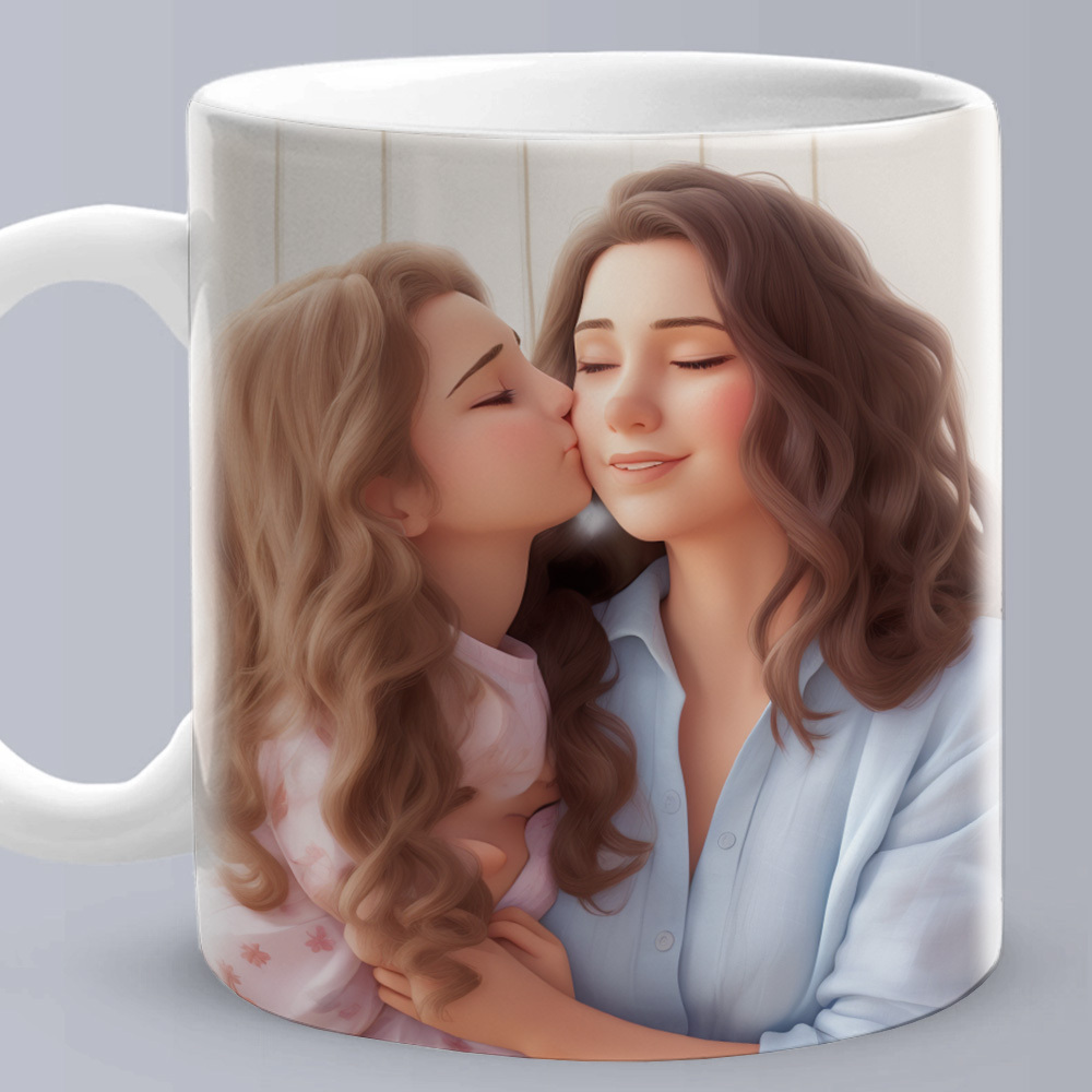 Custom Mug Cartoon Effection from Your Photo Gifts for Her - MyPhotoBoxerUk