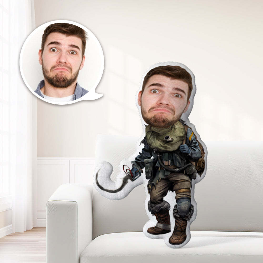 Star Wars Gifts Custom Face Minime Throw Pillow Personalized Scavengers Pillow Gifts - Get Photo Blanket