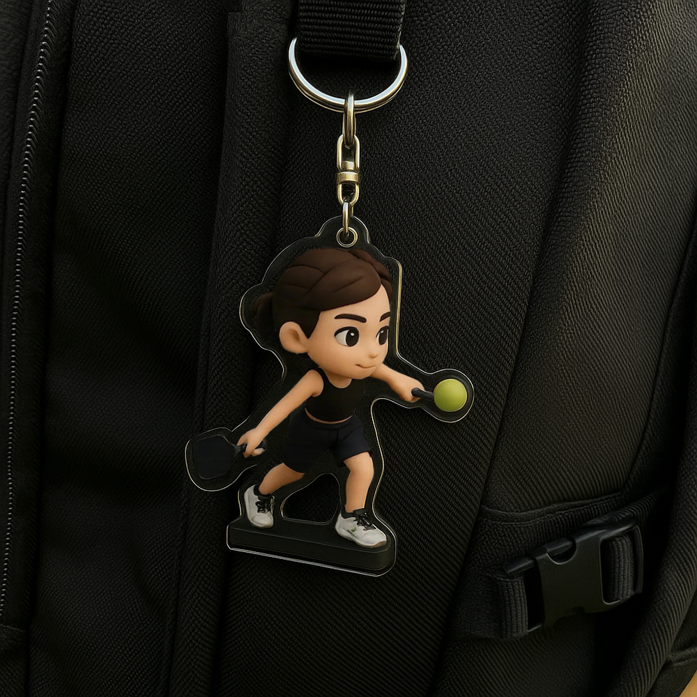 Custom Figure Keychain Personalized Acrylic Cartoon Keychain Photo Bag Charm Unique Keepsake Gift Graduation Gifts