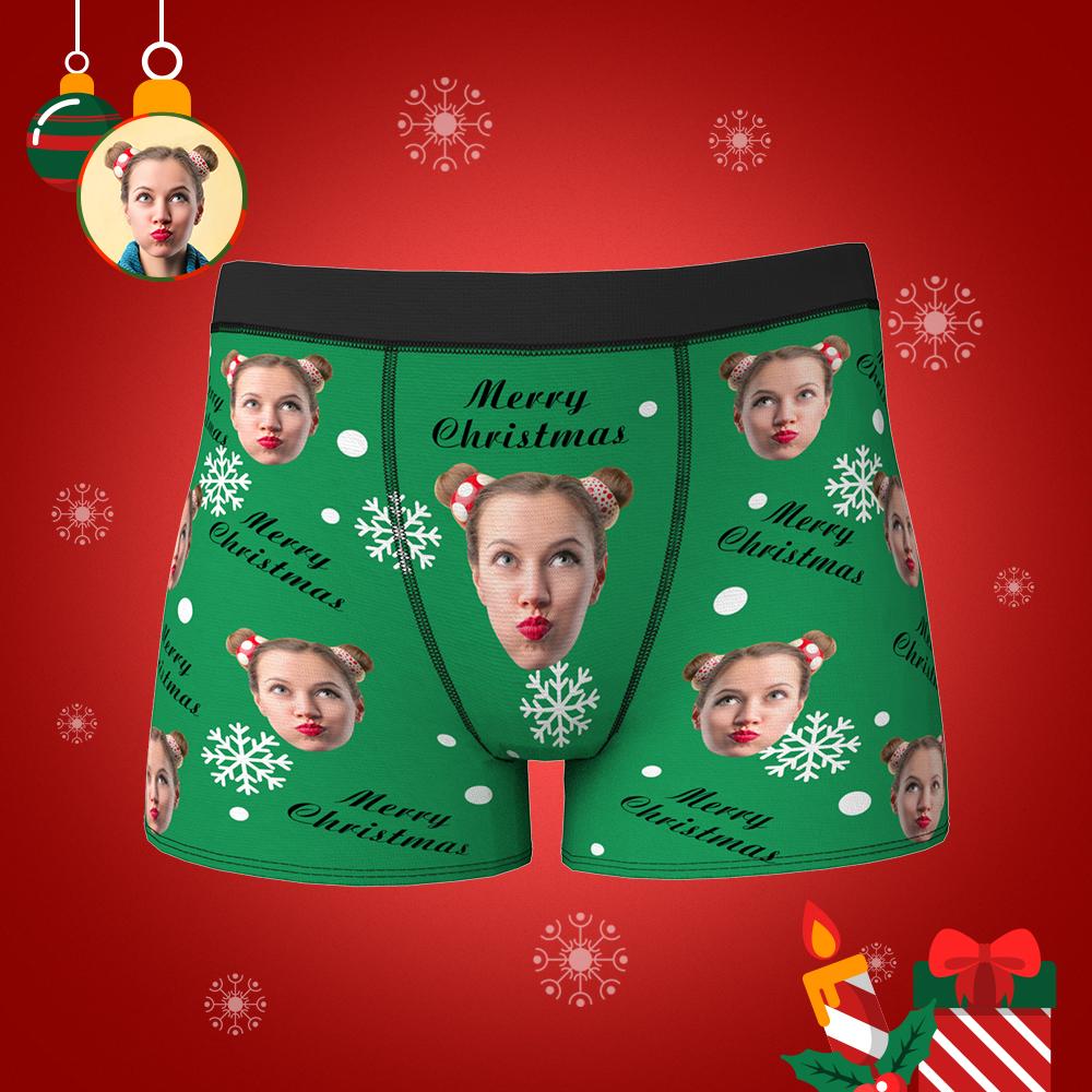 Christmas underwears with funny face
