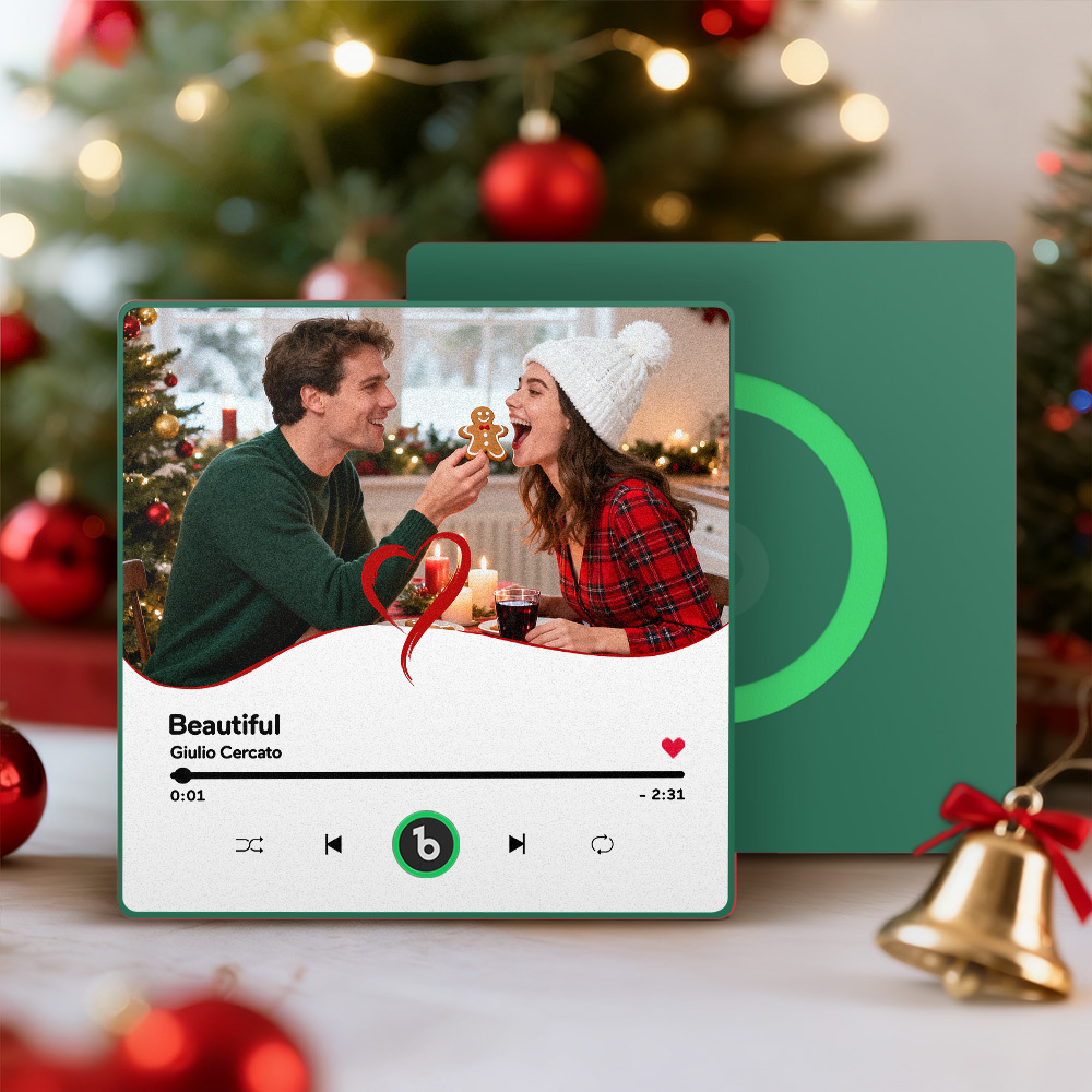 Christmas Gifts Custom Music Fridge Magnets Colorful Frame Album Fridge Magnet Can Play Songs Gift for Her