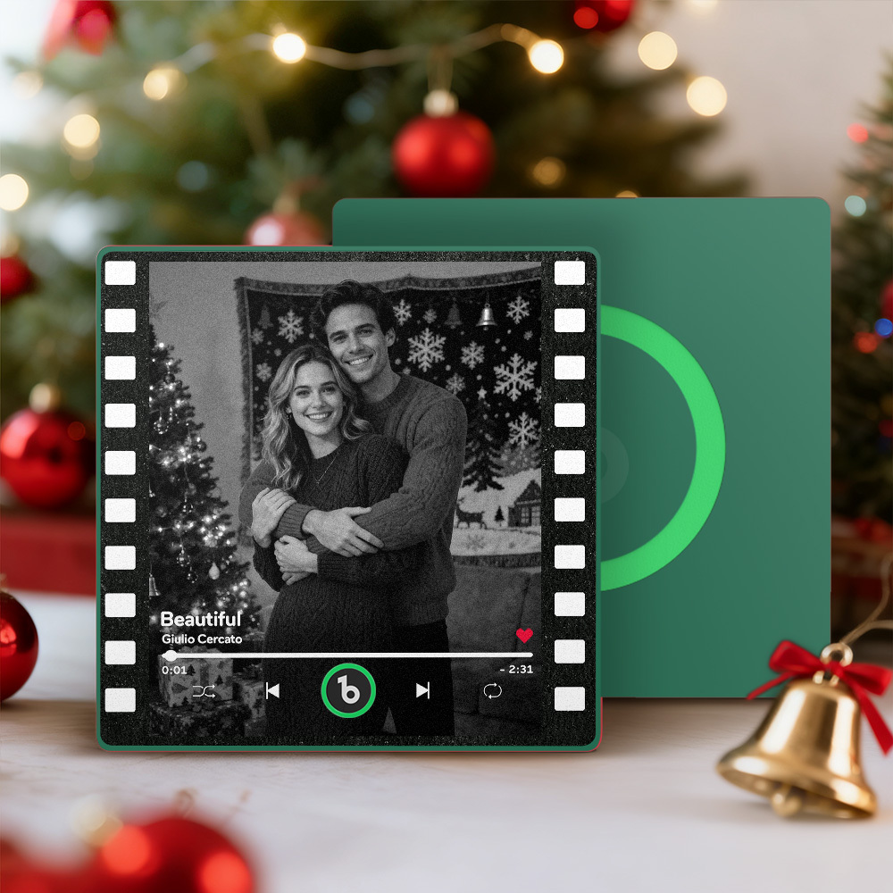 Christmas Gifts Custom Music Fridge Magnets Colorful Frame Album Fridge Magnet Can Play Songs Gift for Her