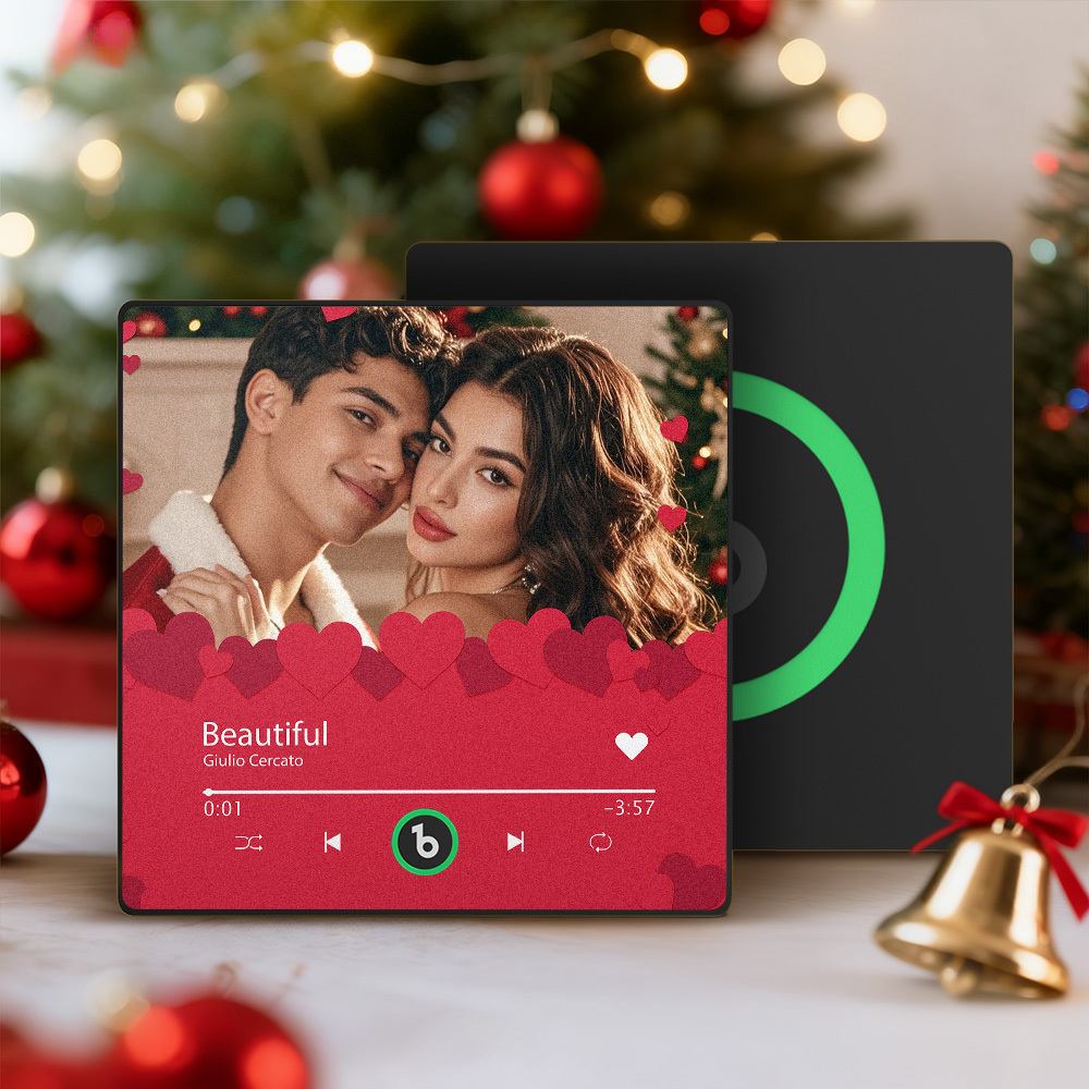 Christmas Gifts Custom Music Fridge Magnets Colorful Frame Album Fridge Magnet Can Play Songs Gift for Her