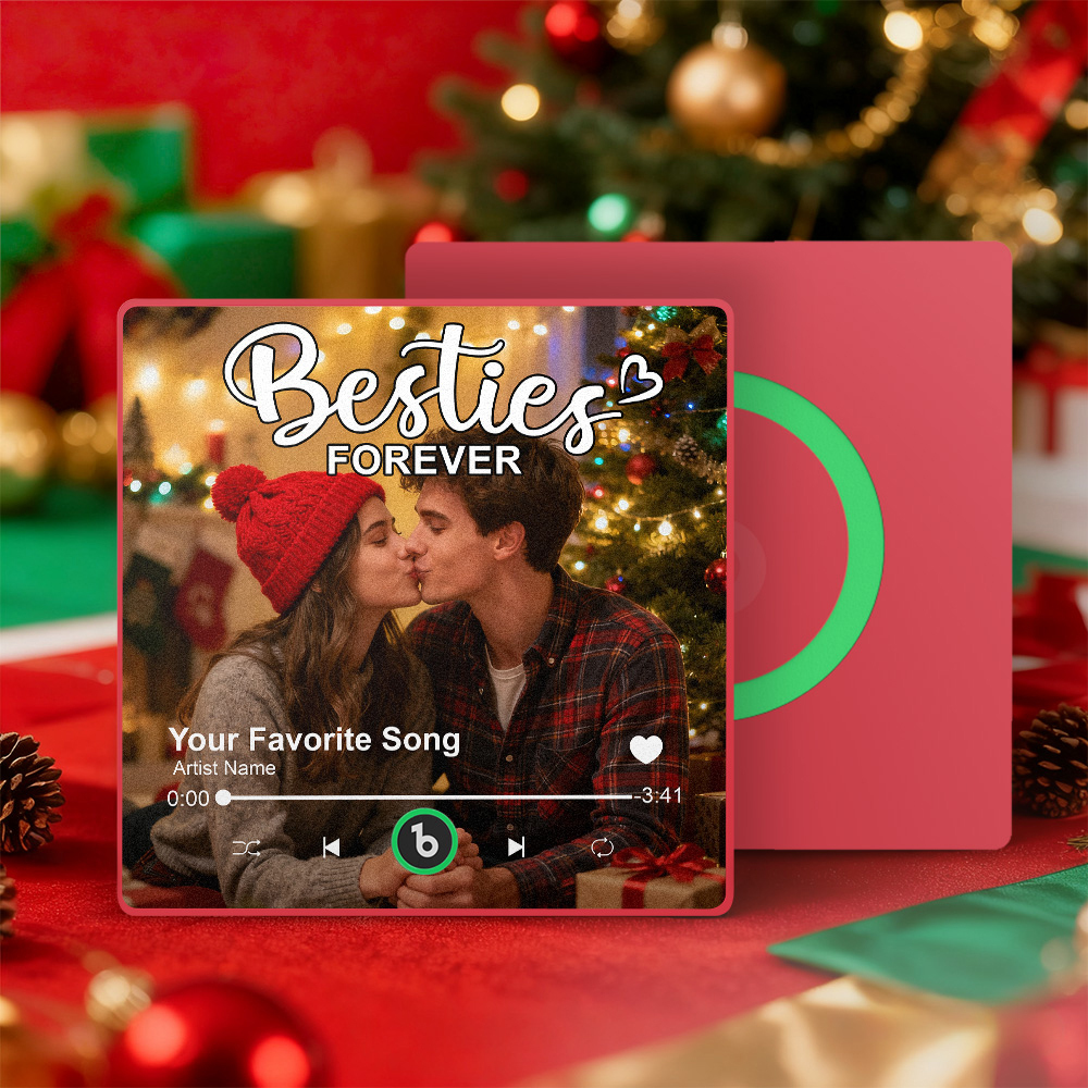 Christmas Gifts Custom Music Fridge Magnets Custom Photo Frames Fridge Magnets Music Wall Stickers Photo Stickers Song Magnets That Can Play Music for Your Loved Ones