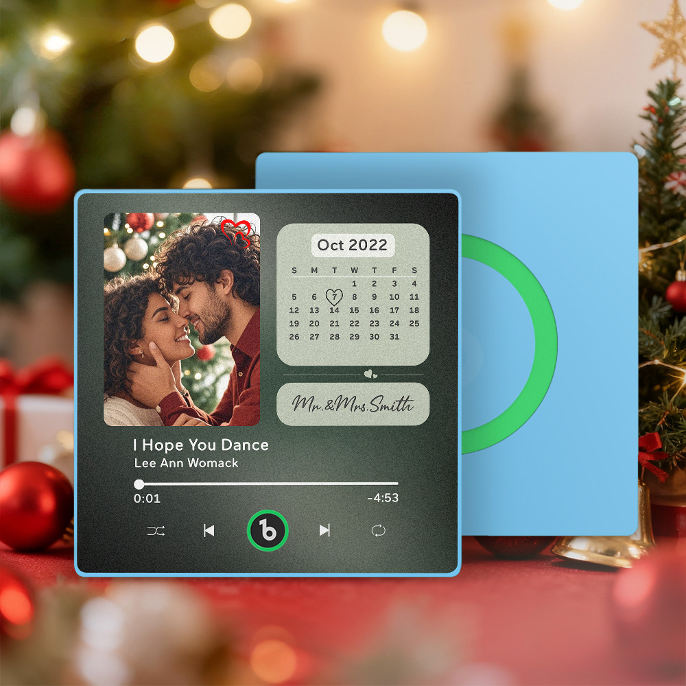 Christmas Gifts Custom Music Fridge Magnets Custom Photo Frames Fridge Magnets Music Wall Stickers Photo Stickers Song Magnets That Can Play Music for Your Loved Ones