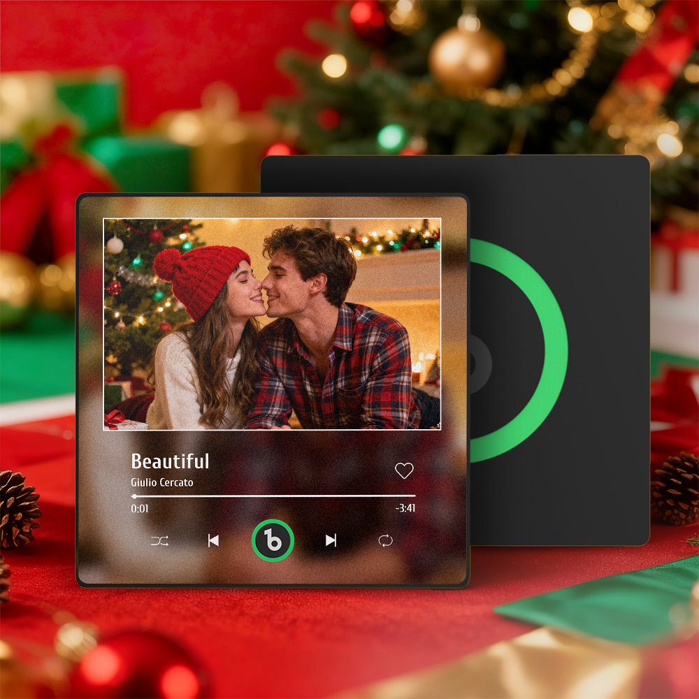 Christmas Gifts Custom Music Fridge Magnets Custom Photo Frames Fridge Magnets Music Wall Stickers Photo Stickers Song Magnets That Can Play Music for Your Loved Ones