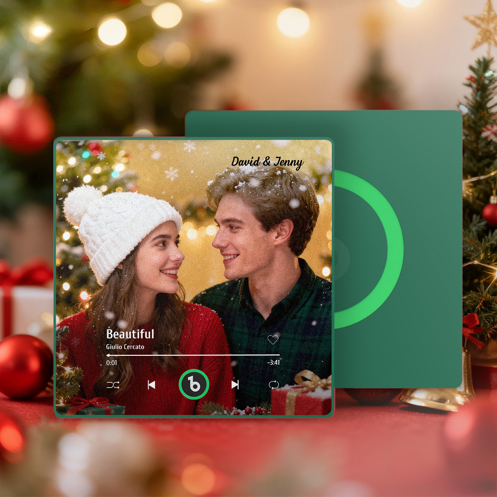 Christmas Gifts Custom Music Fridge Magnets Custom Photo Frames Fridge Magnets Music Wall Stickers Photo Stickers Song Magnets That Can Play Music for Your Loved Ones