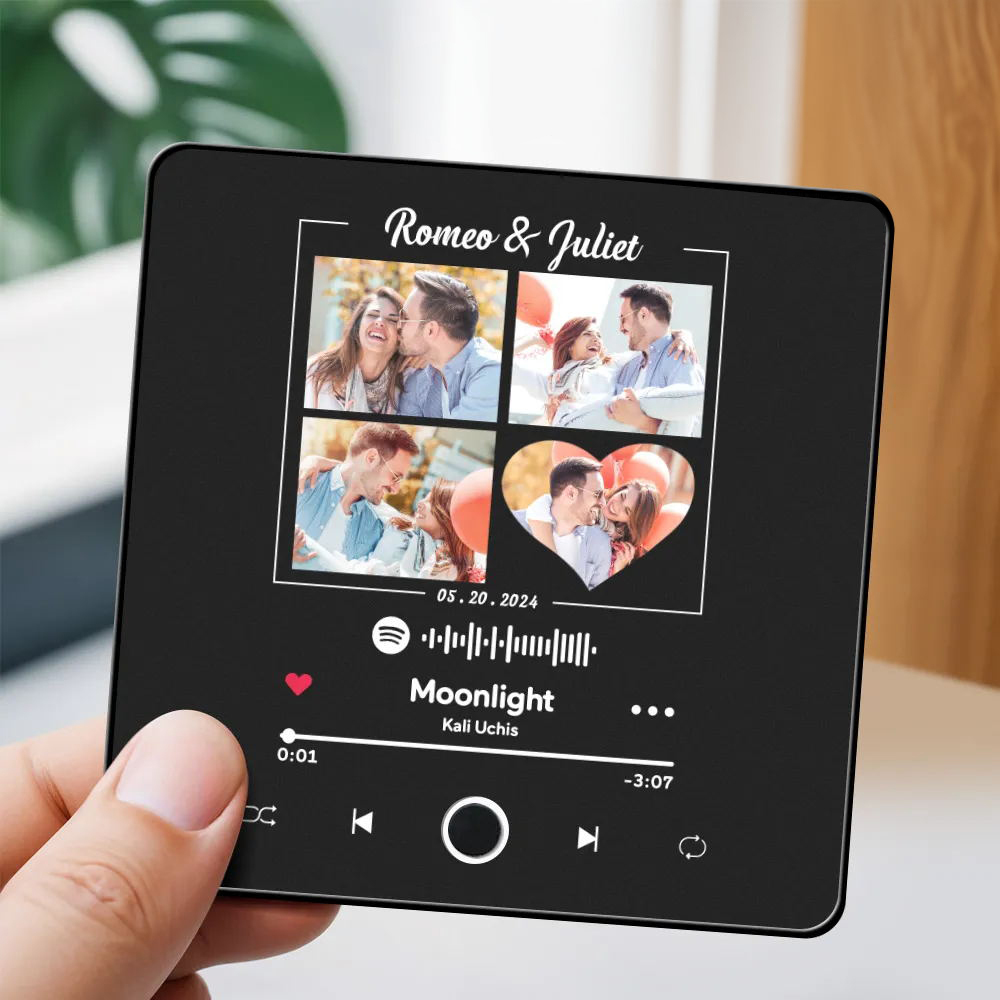 Personalized Photo Album Fridge Magnet Music Wall Photo Sticker Music Movement That Can Be Played Without Cell Phone Music Fridge Magnet Pro Can Play Songs