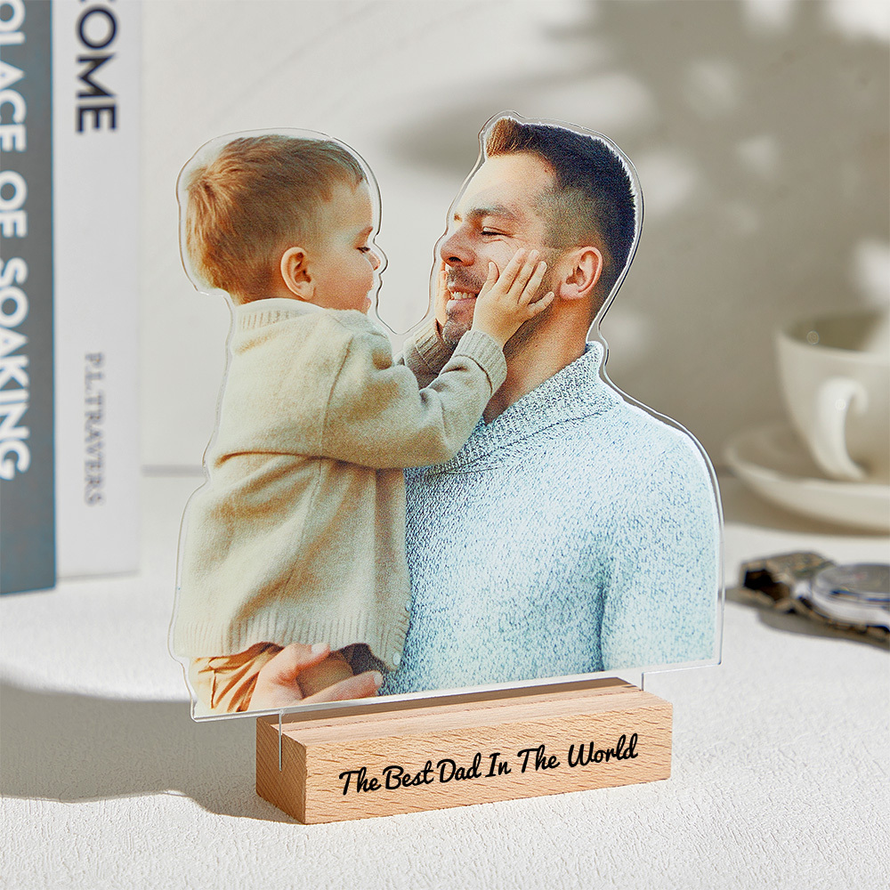 Custom Photo Statuette, Gifts for Dad, Photo Gifts, Anniversary Gift for Him, Her, Acrylic Photo Cutouts - MyPhotoBoxerUk