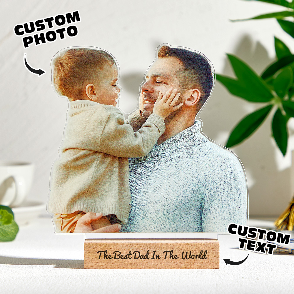Custom Photo Statuette, Gifts for Dad, Photo Gifts, Anniversary Gift for Him, Her, Acrylic Photo Cutouts - MyPhotoBoxerUk