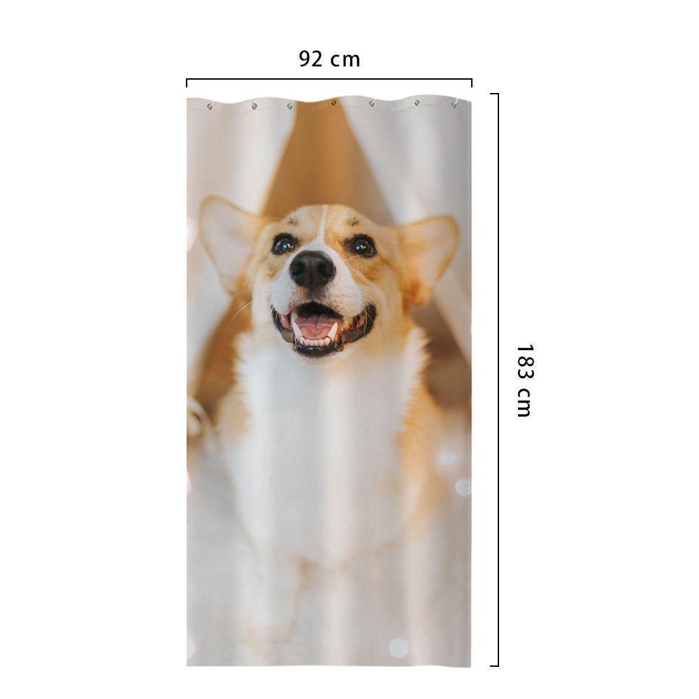 Personalized Shower Curtain Bathroom Decor Gift For Family 92*183cm - MyPhotoBoxerUk