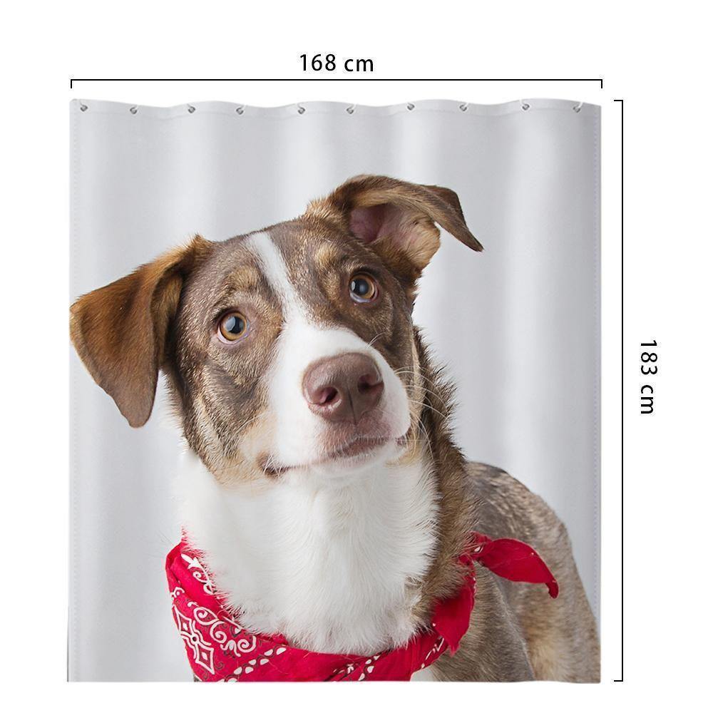 Personalized Shower Curtain Bathroom Decor Gift For Family 168*183cm - MyPhotoBoxerUk