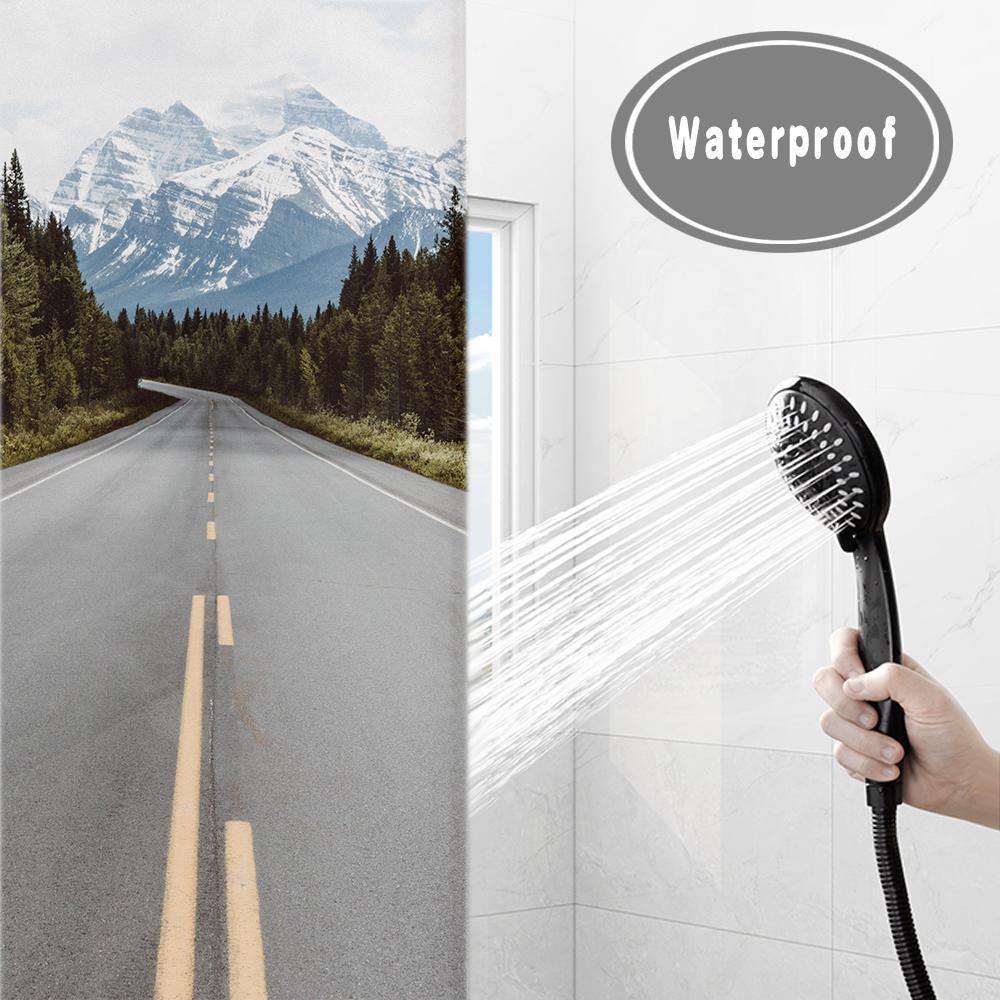 Personalized Shower Curtain Bathroom Decor Gift Memorial Gifts 140*183cm - MyPhotoBoxerUk