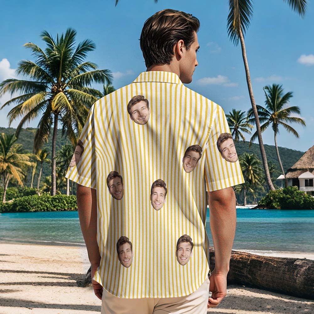 Hawaiihemden mit individuellen Streifen, mehrere Muster, Geschenke für Herrenhemden, Kleidung für den Sommer